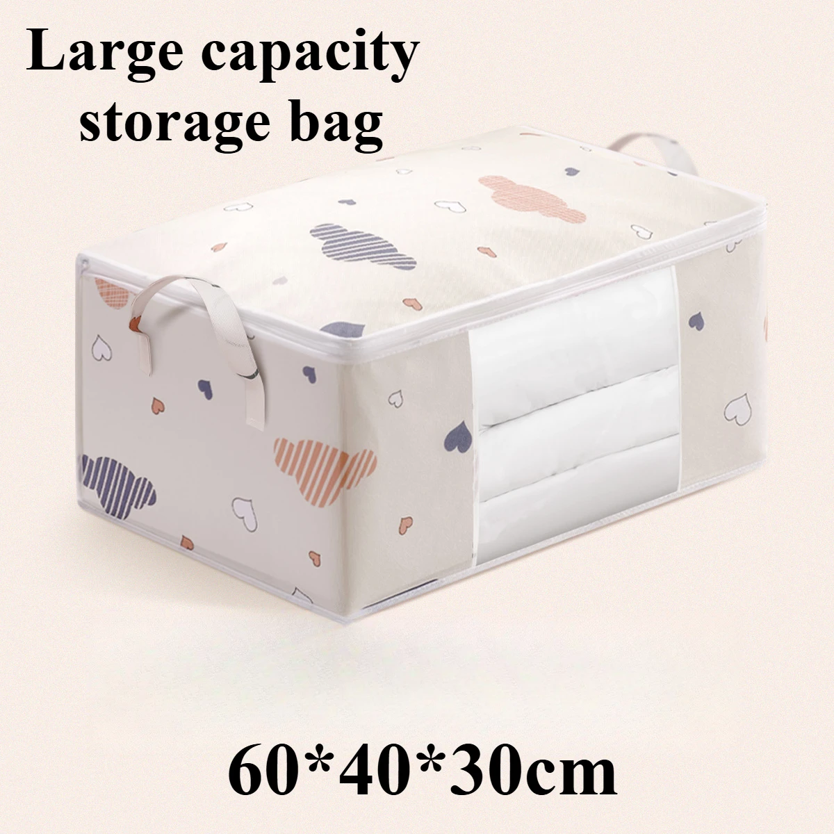 Cute Printing Large Capacity Storage Bag Clothes Quilt Classification Storage Bag Dustproof Moistureproof Closet Underbed
Cute Printing Large Capacity Storage Bag Clothes Quilt Classification Storage Bag Dustproof Moistureproof Closet Underbed