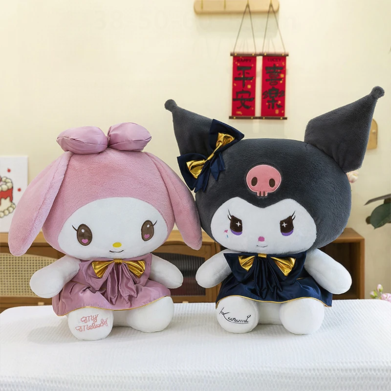 Sanrio Kuromi Melody плюшевая кукла в платье, милая мягкая игрушка для детей, девочек, подарок на день рождения, Рождество, мягкая кукла, игровой набор
Sanrio Kuromi Melody плюшевая кукла в платье, милая мягкая игрушка для детей, девочек, подарок на день рождения, Рождество, мягкая кукла, игровой набор