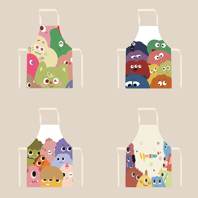 Little Monster Couple Cute Adult Children Sleeveless Apron Cooking Baking Fabric Painting Cover
Little Monster Couple Cute Adult Children Sleeveless Apron Cooking Baking Fabric Painting Cover