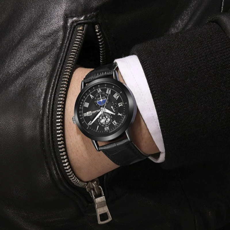 Men Watch Fashion Luxury Sport Men's Wristwatch Waterproof Leather Date Quartz Watches Man Clock Relógio Masculino Часы Мужские
Men Watch Fashion Luxury Sport Men's Wristwatch Waterproof Leather Date Quartz Watches Man Clock Relógio Masculino Часы Мужские