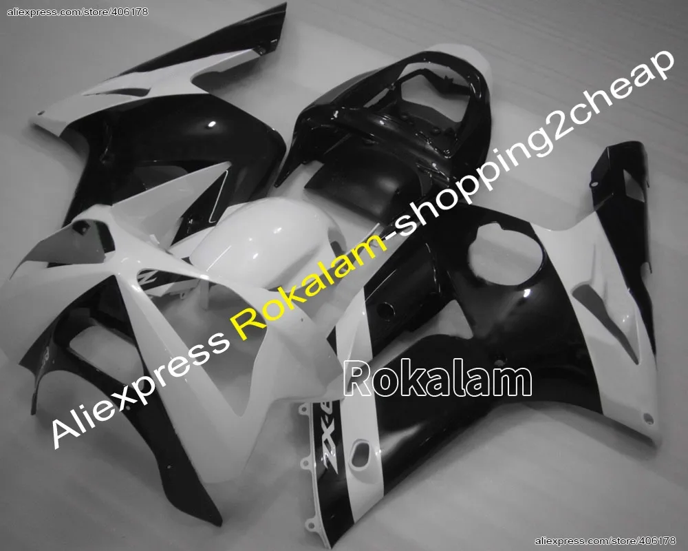 03-04 ZX-6R Обтекатель из АБС-пластика для Kawasaki Ninja ZX6R 2003 2004 ZX 6R Белый Черный Обтекатели шоссейного велосипеда (литье под давлением)
03-04 ZX-6R Обтекатель из АБС-пластика для Kawasaki Ninja ZX6R 2003 2004 ZX 6R Белый Черный Обтекатели шоссейного велосипеда (литье под давлением)