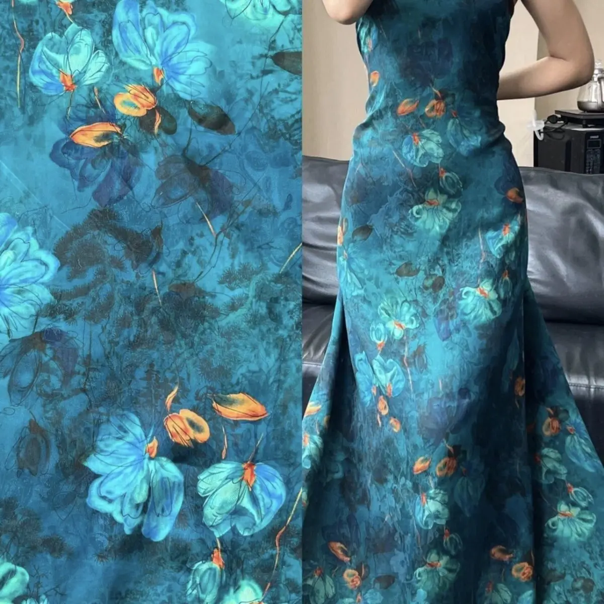 Мягкая ткань с жаккардовым принтом в стиле ретро, платье Cheongsam, ткань для детской одежды, продается на метр 
Мягкая ткань с жаккардовым принтом в стиле ретро, платье Cheongsam, ткань для детской одежды, продается на метр