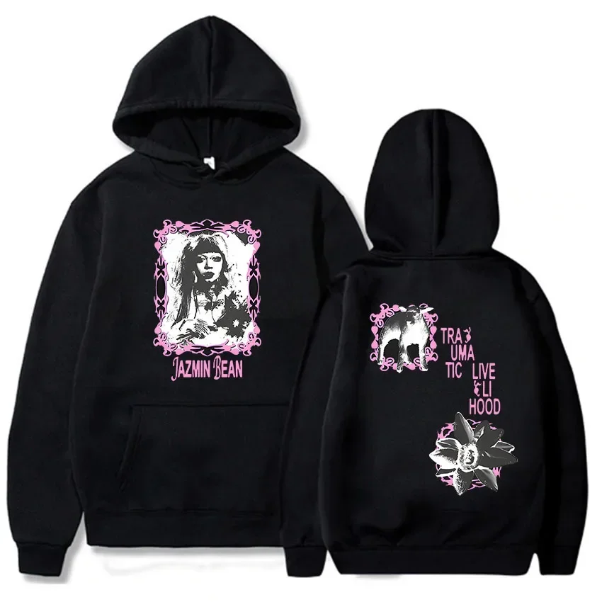 Graphic Clothes Jazmin-Bean The Traumatic Livelihood Tour Hoodies Aesthetic Printing Sweatshirt Harajuku Winter Hooded Pullover
Graphic Clothes Jazmin-Bean The Traumatic Livelihood Tour Hoodies Aesthetic Printing Sweatshirt Harajuku Winter Hooded Pullover