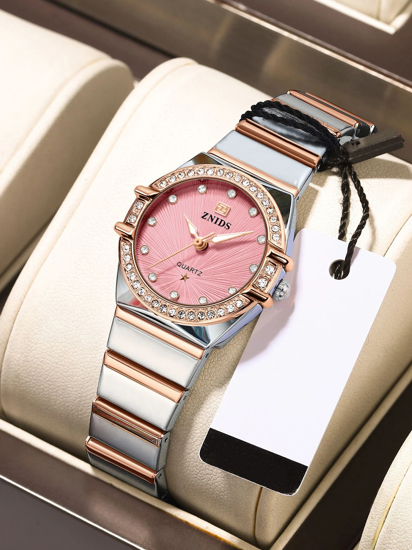 Elegant and Luxurious Women's Watch, Waterproof, Luminous, Stainless Steel, High-Quality Quartz Women's Watch, Fashionable Casual Dress Watch, Perfect Gift for Women, Exquisite Birthday Gift for Best Friend or Girlfriend, Trendy Watch
Elegant and Luxurious Women's Watch, Waterproof, Luminous, Stainless Steel, High-Quality Quartz Women's Watch, Fashionable Casual Dress Watch, Perfect Gift for Women, Exquisite Birthday Gift for Best Friend or Girlfriend, Trendy Watch