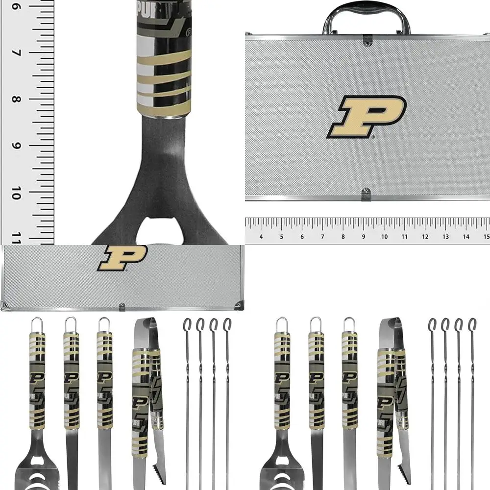 Purdue Boilermakers 8-Piece Gray Tailgater BBQ Set with Steel Case
Purdue Boilermakers 8-Piece Gray Tailgater BBQ Set with Steel Case