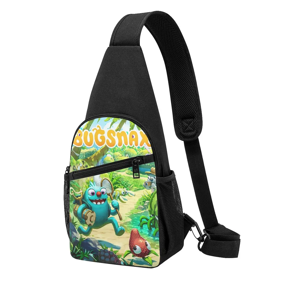 Bugsnax Game Poster Chest Bag Men Sling Crossbody Backpack Chest Bag Traveling Hiking Daypack Shoulder Bag
Bugsnax Game Poster Chest Bag Men Sling Crossbody Backpack Chest Bag Traveling Hiking Daypack Shoulder Bag