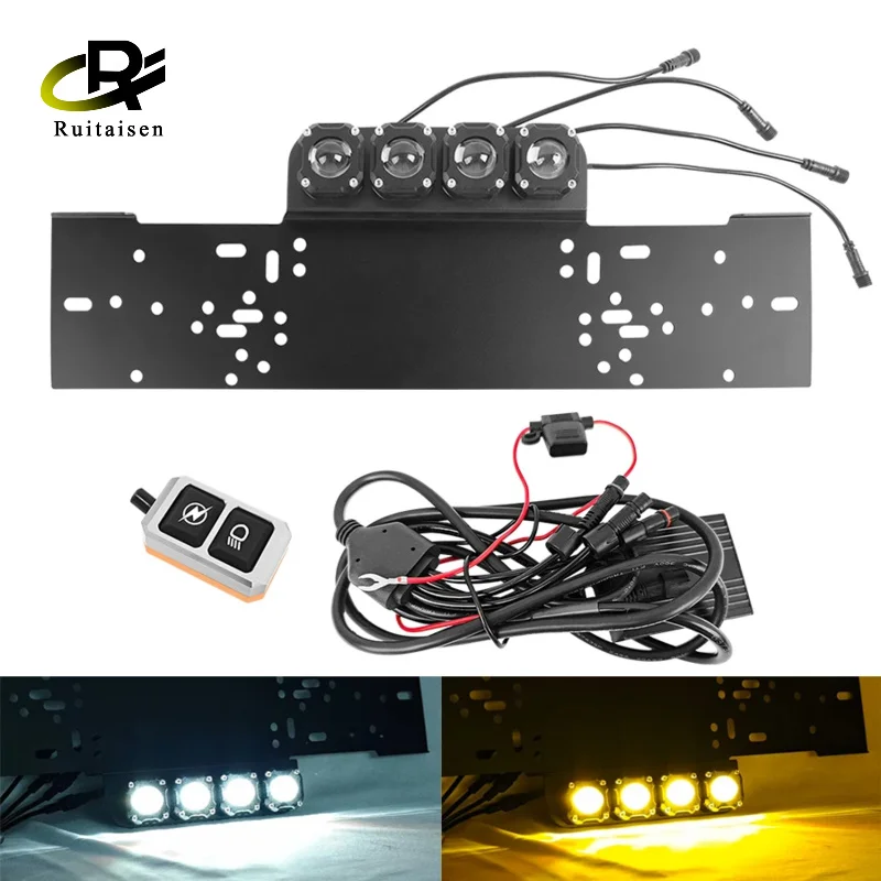 LED License Number Plate Lights Spotlight Car Front Bumper Mounting License Plate Bracket Holder Universal for Car Offroad ATV
LED License Number Plate Lights Spotlight Car Front Bumper Mounting License Plate Bracket Holder Universal for Car Offroad ATV