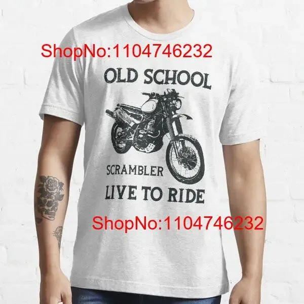 Old School Scrambler Essential T Shirt Size XL vintage Washed Stretched Comfortable Top For Everyday Wear streetwear Soft
Old School Scrambler Essential T Shirt Size XL vintage Washed Stretched Comfortable Top For Everyday Wear streetwear Soft
