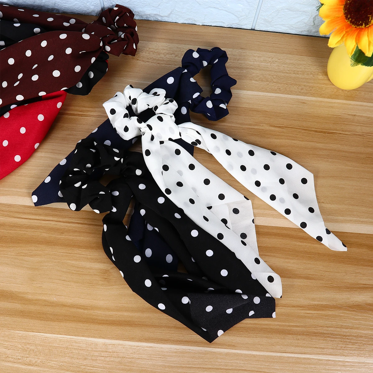 6pcs Women Stylish Printed Hair Tie Rope Ponytail Printed Hair Tie Holder Ribbon Daily Gift Simple Design
6pcs Women Stylish Printed Hair Tie Rope Ponytail Printed Hair Tie Holder Ribbon Daily Gift Simple Design
