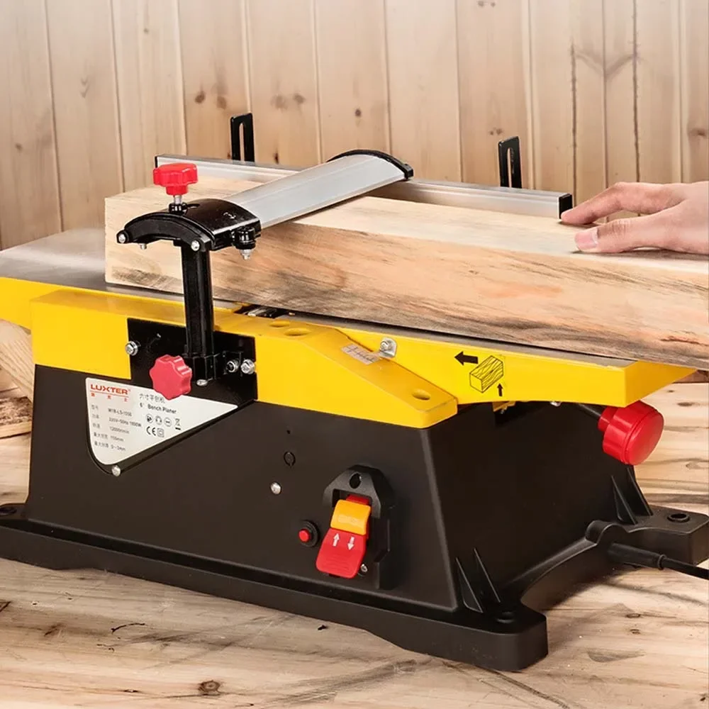 6-inch Woodworking Desktop Electric Planer, Electric Tool, Small Planer, 1800W Adjustable Planer Depth
6-inch Woodworking Desktop Electric Planer, Electric Tool, Small Planer, 1800W Adjustable Planer Depth