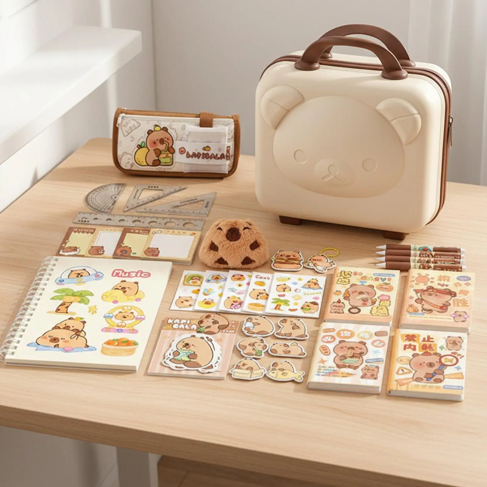 Набор канцелярских принадлежностей для женщин, набор липких заметок с капибарой, эстетические школьные принадлежности для детского сада, школы, дома, подростков, детей, мальчиков и девочек
Набор канцелярских принадлежностей для женщин, набор липких заметок с капибарой, эстетические школьные принадлежности для детского сада, школы, дома, подростков, детей, мальчиков и девочек