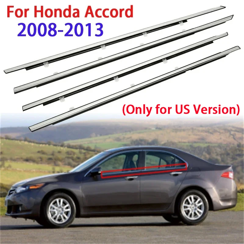 Уплотнитель стекла двери автомобиля для Honda Accord 2008-2013 (только для версии США)
Уплотнитель стекла двери автомобиля для Honda Accord 2008-2013 (только для версии США)
