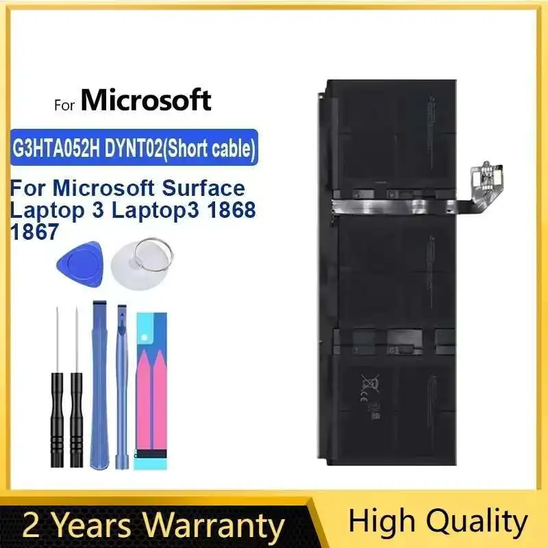 Сменный аккумулятор 6041 мАч G3HTA052H DYNT02 G3HTA057H для Microsoft Surface 3 1868 1867
Сменный аккумулятор 6041 мАч G3HTA052H DYNT02 G3HTA057H для Microsoft Surface 3 1868 1867
