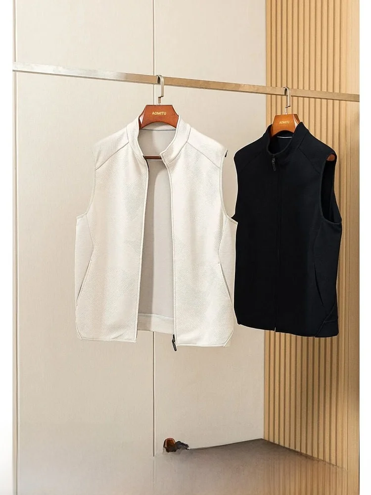 Italian Z Series High End 3D Fit Men's Wool Vest Simple Busin Sle Autumn Winter Outerwear Youth Trend Stand Fit Zipper
Italian Z Series High End 3D Fit Men's Wool Vest Simple Busin Sle Autumn Winter Outerwear Youth Trend Stand Fit Zipper