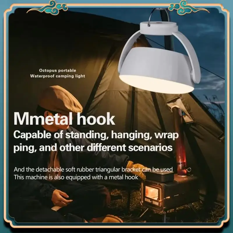 Multifunctional Camping Light Outdoor Waterproof USB Charging Tent Lantern Portable LED Super Bright Tent Lighting
Multifunctional Camping Light Outdoor Waterproof USB Charging Tent Lantern Portable LED Super Bright Tent Lighting