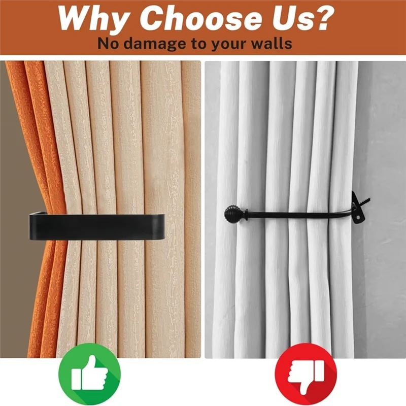 A26F-Acrylic Self-Adhesive Curtain Holdbacks - No Drill & Easy Install Curtain Tiebacks, Modern Design Curtain Tie Backs
A26F-Acrylic Self-Adhesive Curtain Holdbacks - No Drill & Easy Install Curtain Tiebacks, Modern Design Curtain Tie Backs