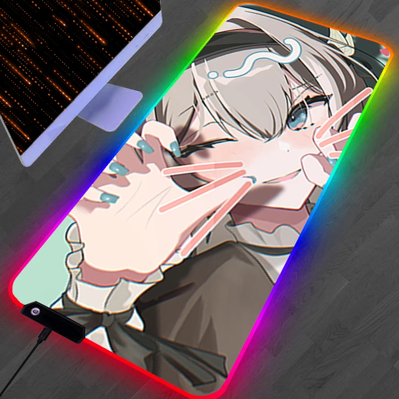 RGB LED Mouse Pad PC Accessories Mousepad Non Slip Extended Pad Rubber Keyboard Pad Gaming H-honkai Star Rail Firefly Desk Mat
RGB LED Mouse Pad PC Accessories Mousepad Non Slip Extended Pad Rubber Keyboard Pad Gaming H-honkai Star Rail Firefly Desk Mat