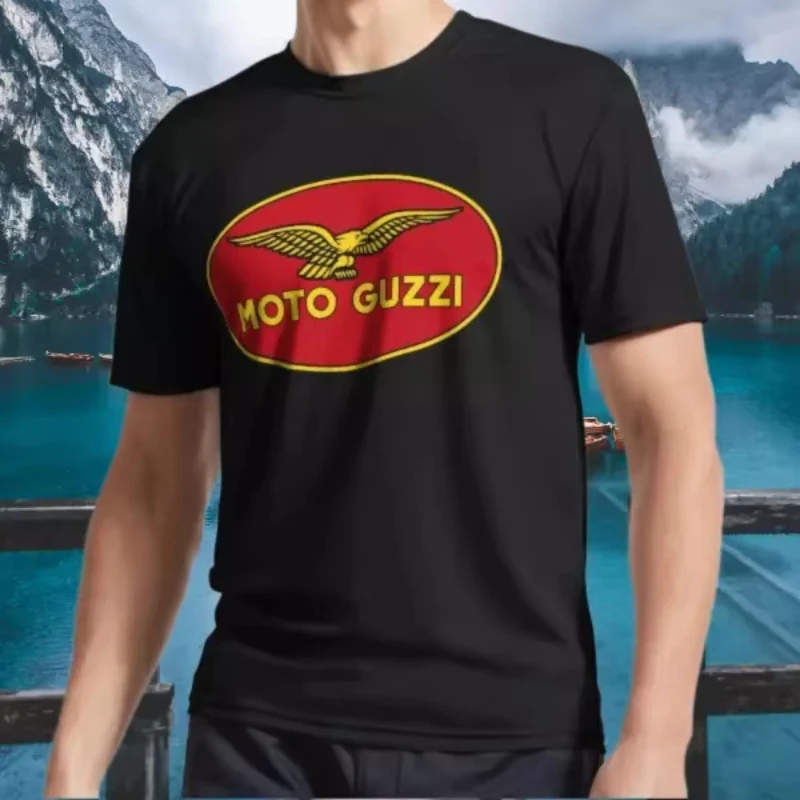2025 New Moto Guzzi Racing T-Shirt Men Women Black Cotton Casual Fashion Short Sleeve Tee High Quality Streetwear Sizes
2025 New Moto Guzzi Racing T-Shirt Men Women Black Cotton Casual Fashion Short Sleeve Tee High Quality Streetwear Sizes