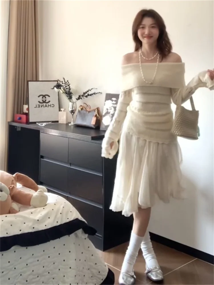 Gentle Korean Style One Shoulder Women's Set Beautiful Two Piece Spring New Design Skirt Long Sleeve Casual Fashion Set
Gentle Korean Style One Shoulder Women's Set Beautiful Two Piece Spring New Design Skirt Long Sleeve Casual Fashion Set