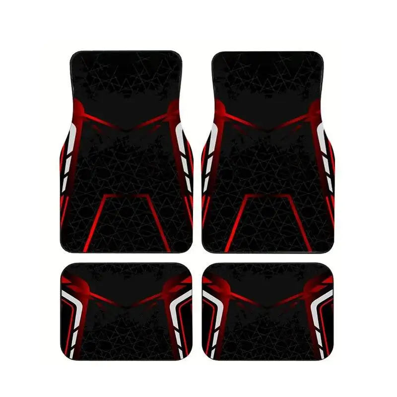 4Pcs Black Red Gaming Style Print Car Floor Mats Non-Slip Waterproof Universal Foot Pads Auto Interior Decoration For Sedan SUV
4Pcs Black Red Gaming Style Print Car Floor Mats Non-Slip Waterproof Universal Foot Pads Auto Interior Decoration For Sedan SUV
