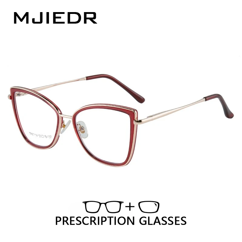 MJIEDR 2025 New Arrivals Fashion Cateye Prescription Glasses Spring Leg Female Myopia Eyewear Progressive Eyeglasses for Women
MJIEDR 2025 New Arrivals Fashion Cateye Prescription Glasses Spring Leg Female Myopia Eyewear Progressive Eyeglasses for Women