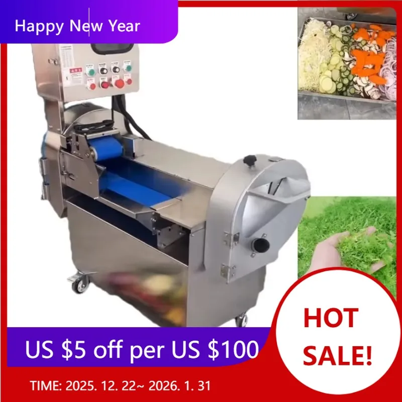 Heavy Professional Vegetable Chopper Cutter Machine Stainless Steel Slicer for Commercial Kitchen Use
Heavy Professional Vegetable Chopper Cutter Machine Stainless Steel Slicer for Commercial Kitchen Use