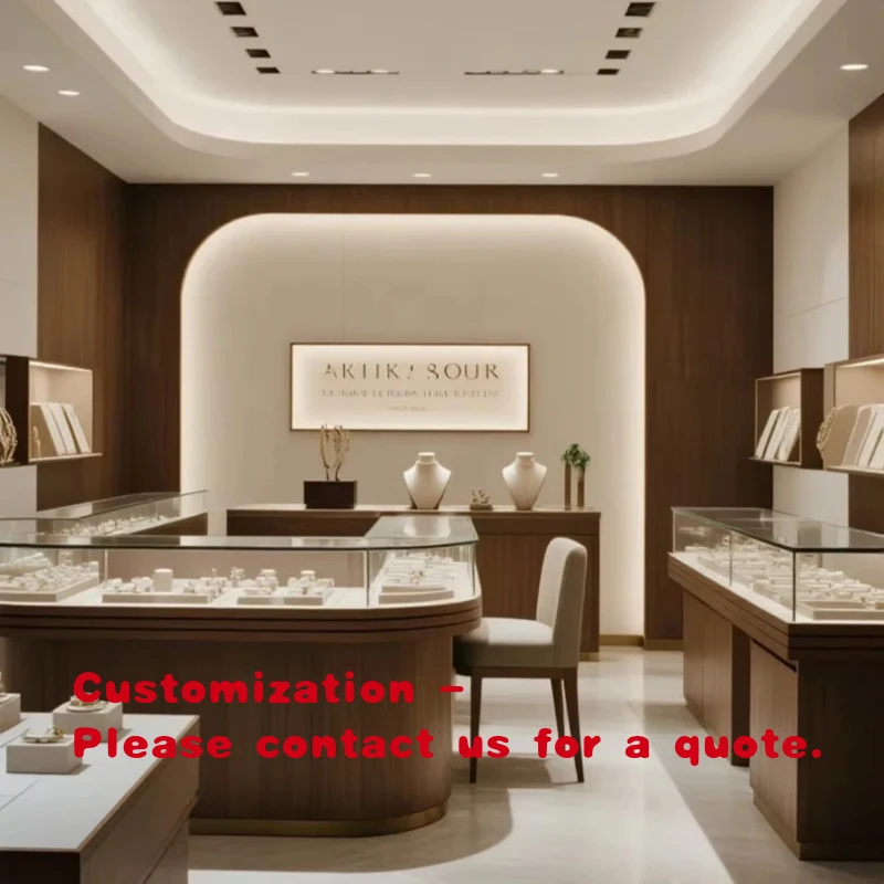 custom.Wooden Glass Jewelry Display Cabinet Luxury Wood Jewelry Showcase Store
custom.Wooden Glass Jewelry Display Cabinet Luxury Wood Jewelry Showcase Store
