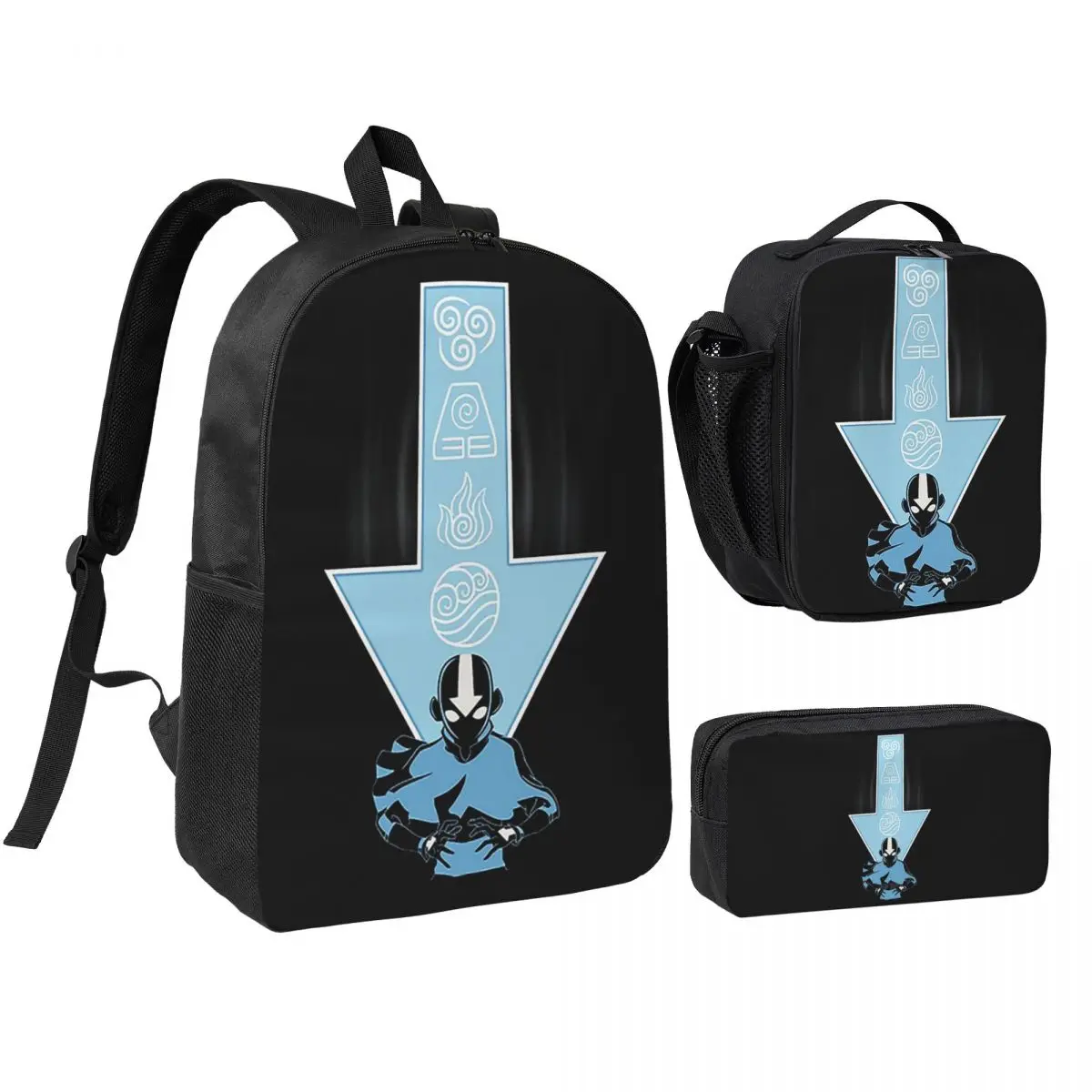 Avatar Aang Arrow Backpack Boys Girls BookBag School Bag Shoulder Bags 3ps Insulated Lunch Bag Pencil Case
Avatar Aang Arrow Backpack Boys Girls BookBag School Bag Shoulder Bags 3ps Insulated Lunch Bag Pencil Case