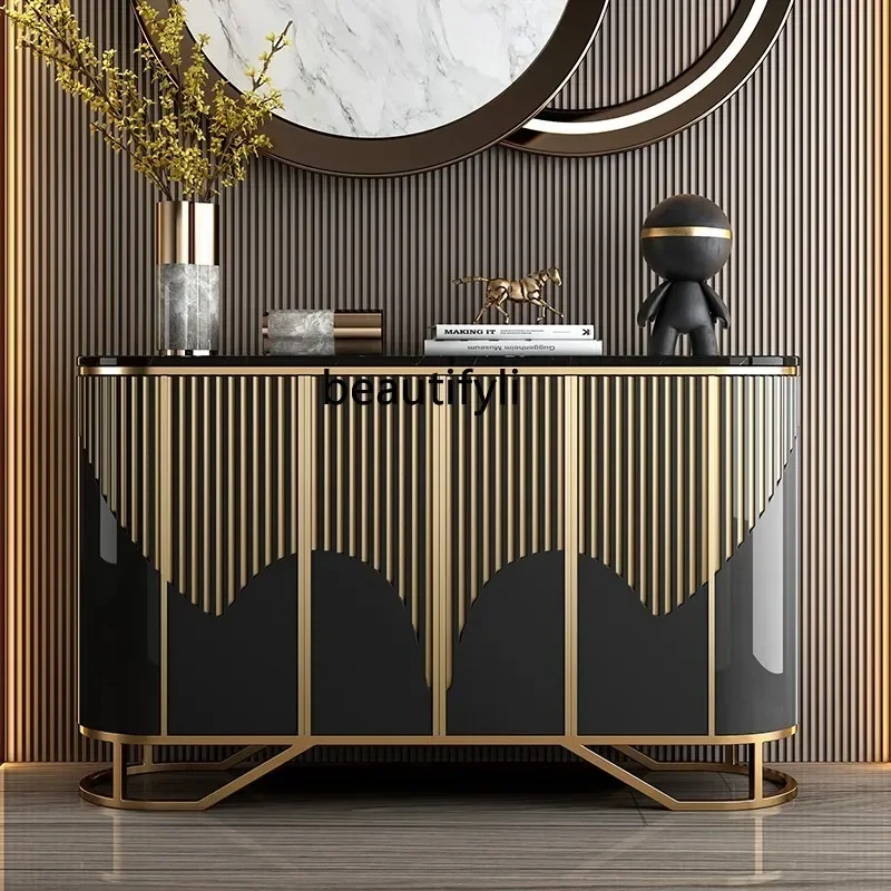 cqyItalian light luxury porch cabinet simple entry door locker living room partition wall decorative cabinet
cqyItalian light luxury porch cabinet simple entry door locker living room partition wall decorative cabinet