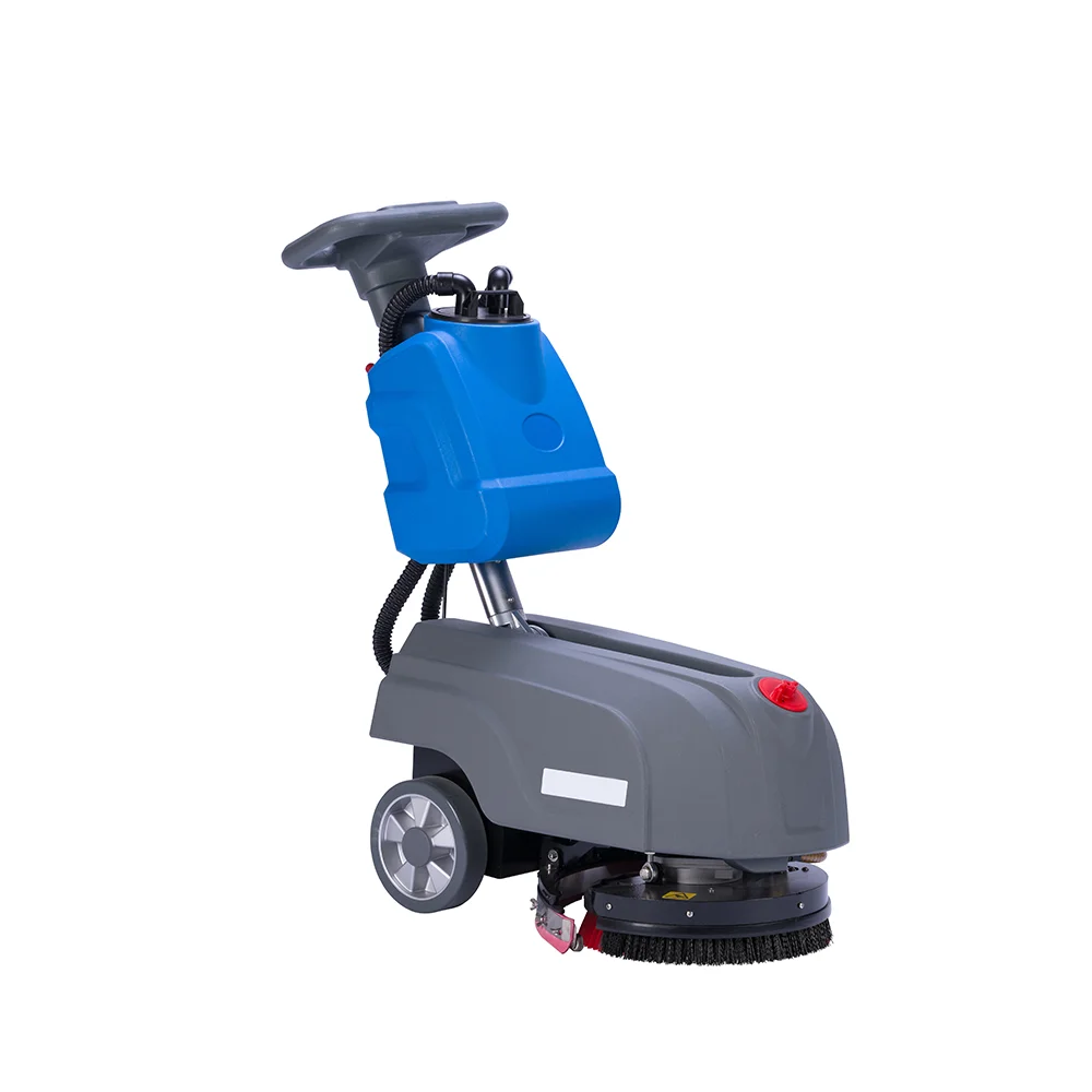 ZY-X1 Commercial Auto Scrubber Industrial Floor Washing Machine Small Single Disc Compact Floor Scrubber Dryer Cleaning Machine
ZY-X1 Commercial Auto Scrubber Industrial Floor Washing Machine Small Single Disc Compact Floor Scrubber Dryer Cleaning Machine