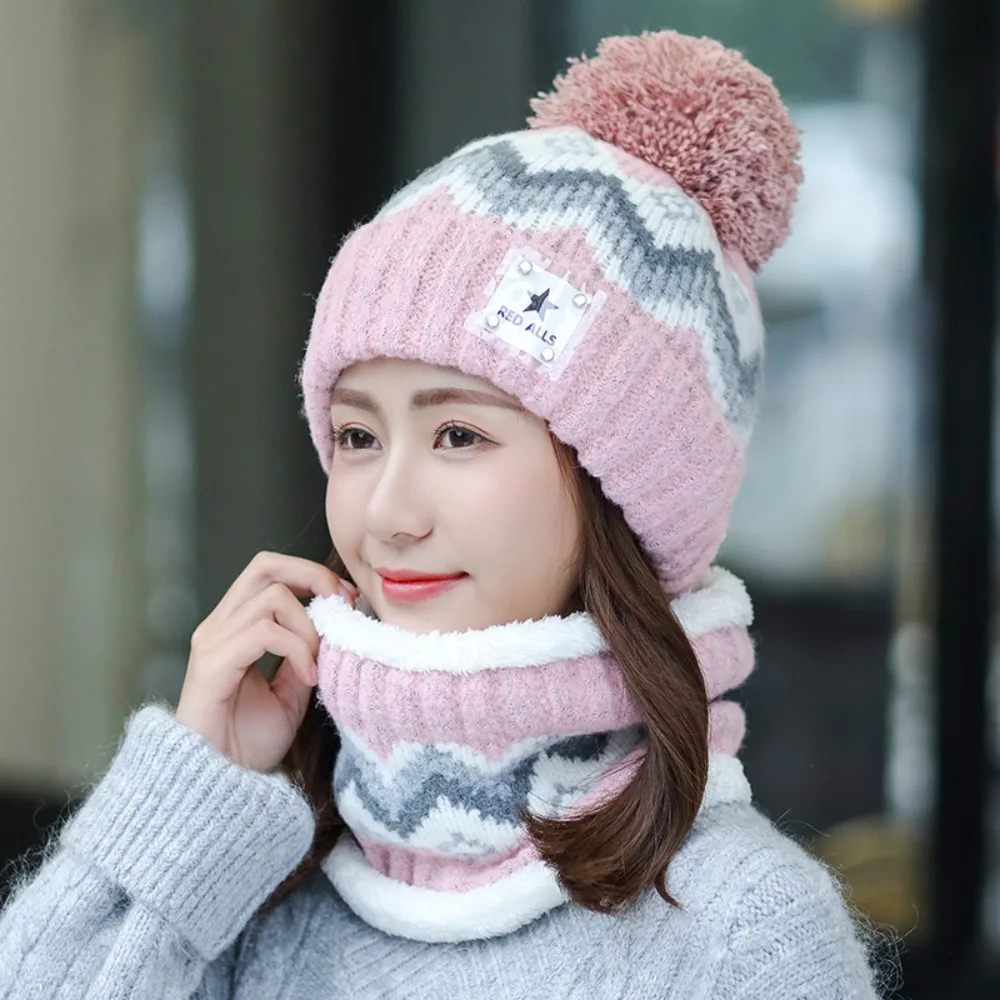 Balaclava Hat Coral Fleece Scarf and Hat Set Elastic Thickened Hooded Thermal Cap Soft Ball Top Woolen Hat School
Balaclava Hat Coral Fleece Scarf and Hat Set Elastic Thickened Hooded Thermal Cap Soft Ball Top Woolen Hat School