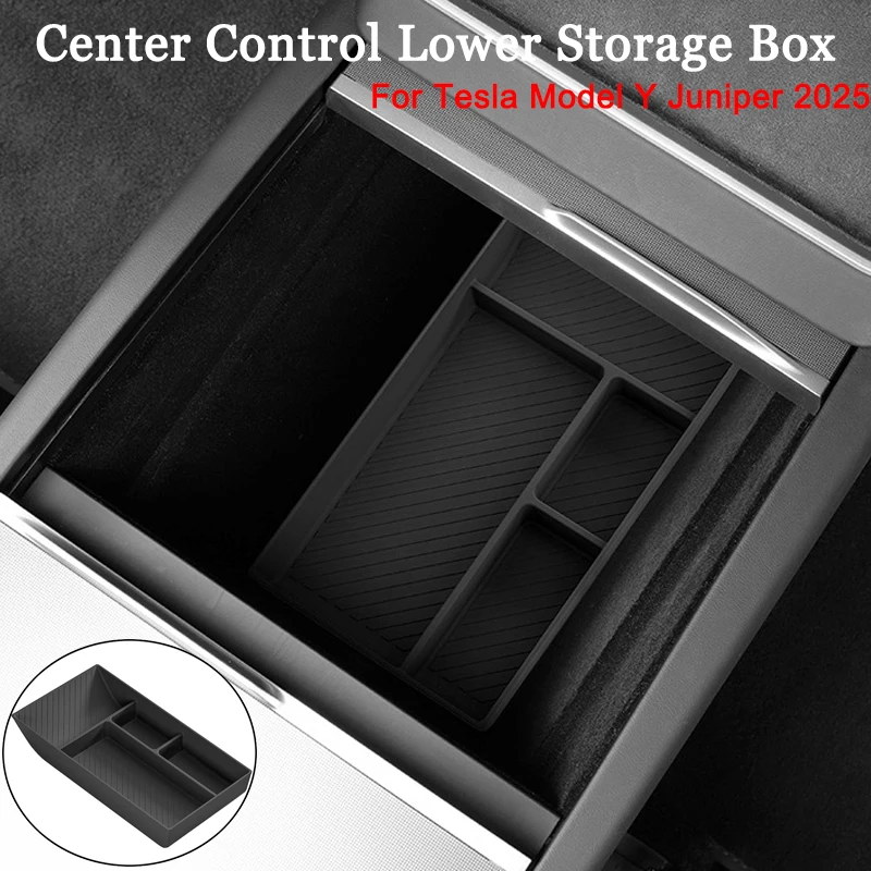 For Tesla Model Y Lunch 2025 Center Control Storage Box Center Console Lower Storage Non-slip Pad Organizer Tray Car Accessories
For Tesla Model Y Lunch 2025 Center Control Storage Box Center Console Lower Storage Non-slip Pad Organizer Tray Car Accessories