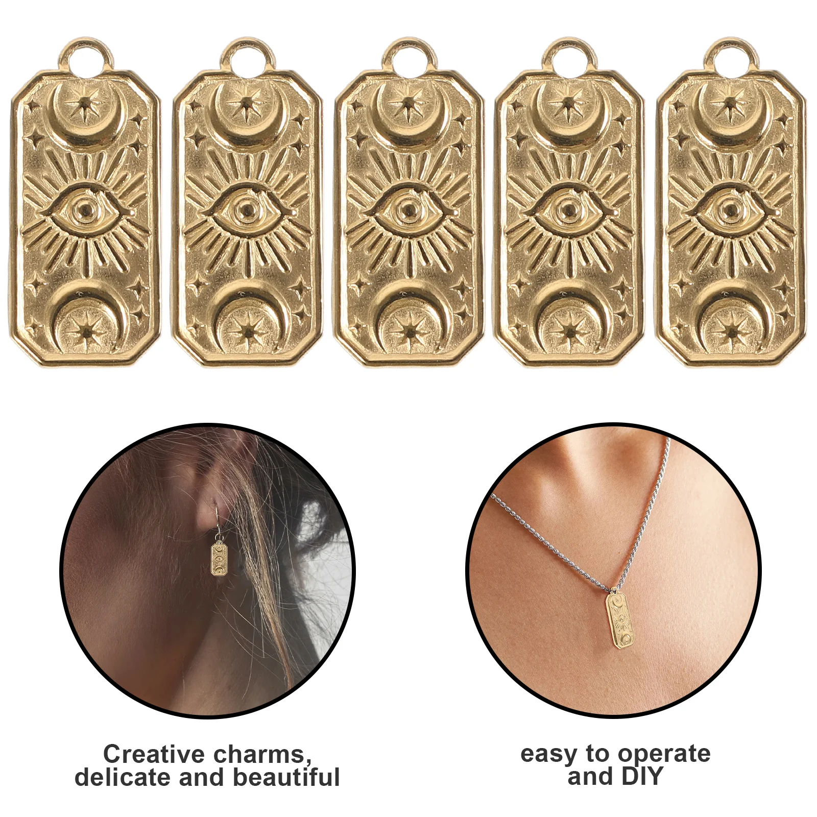 5pcs Vintage Religious Pendants Metal Diy Charms Craft Jewelry Necklace Keychain Bulk Pendant Charm For Christmas Valentine'S
5pcs Vintage Religious Pendants Metal Diy Charms Craft Jewelry Necklace Keychain Bulk Pendant Charm For Christmas Valentine'S
