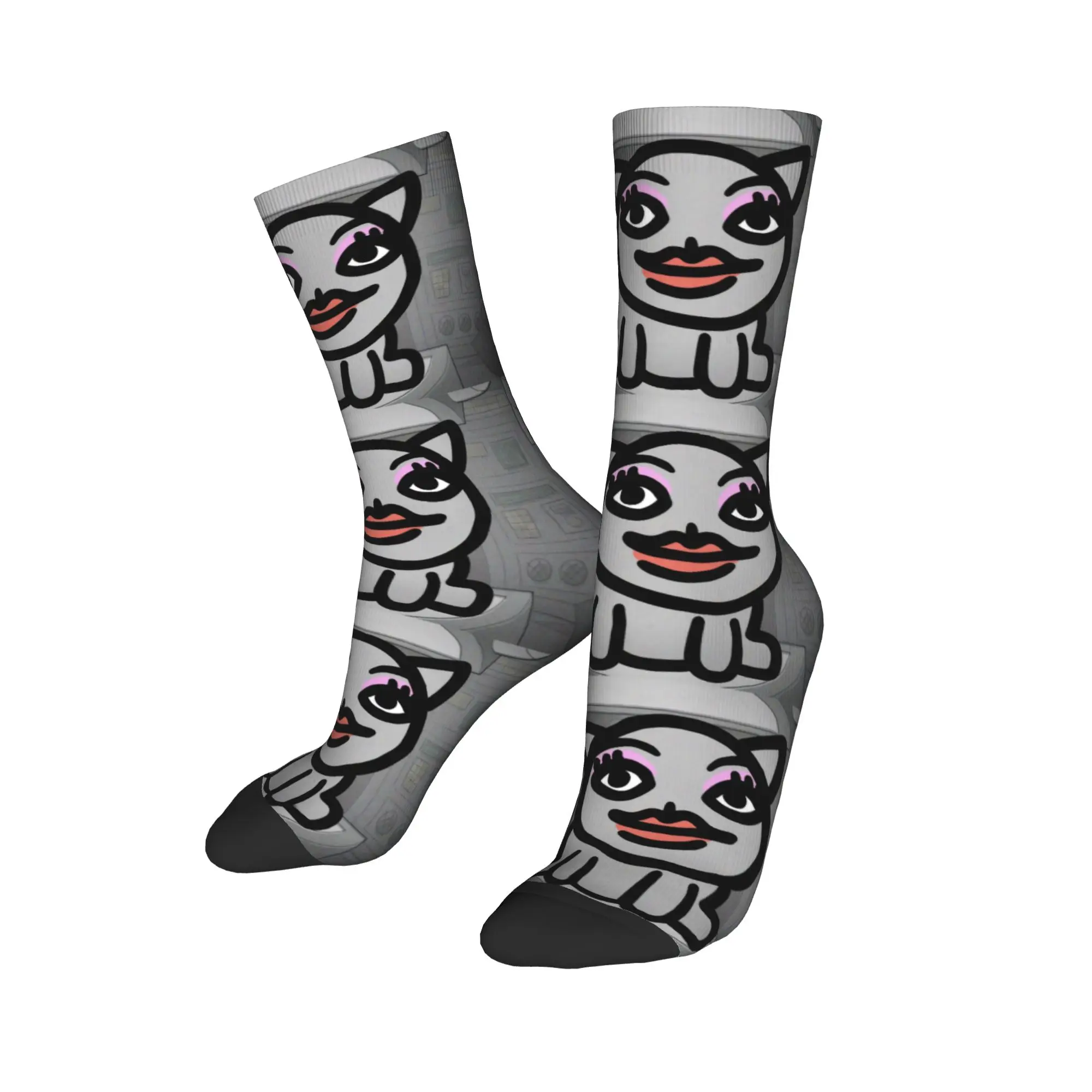 Autumn Winter Colorful Men's Women's Mewgenics Cats Funny Meme Game Socks Non-slip Middle Tube Socks
Autumn Winter Colorful Men's Women's Mewgenics Cats Funny Meme Game Socks Non-slip Middle Tube Socks