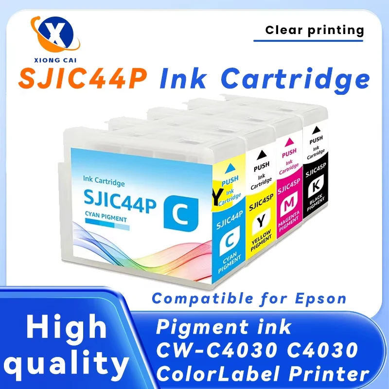 SJIC44P T52Q1 T52Q2 T52Q3 T52Q4 Чернильный картридж с чипом для SJIC44P Чернильный картридж для Epson CW-C4030 C4030 Цветной принтер этикеток
SJIC44P T52Q1 T52Q2 T52Q3 T52Q4 Чернильный картридж с чипом для SJIC44P Чернильный картридж для Epson CW-C4030 C4030 Цветной принтер этикеток