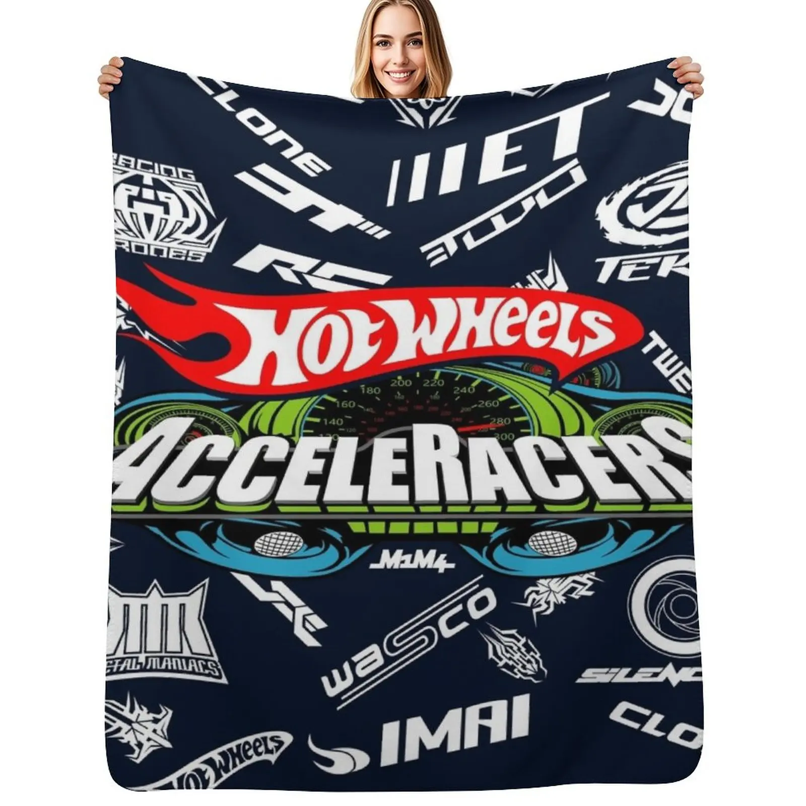 AcceleRacers Logos Throw Blanket Warm Comfortable Blanket Gift for Parents Friends
AcceleRacers Logos Throw Blanket Warm Comfortable Blanket Gift for Parents Friends