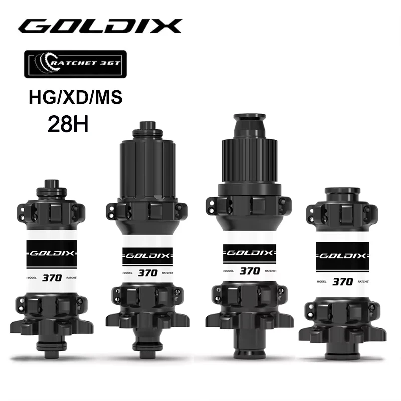 GOLDIX M370 28H Bicycle Hub Sealed Bearing Mountain Hub for HG XD MS 6-bolt Disc Brake Straight Pull 28 Holes Ratchet 36T BOOST
GOLDIX M370 28H Bicycle Hub Sealed Bearing Mountain Hub for HG XD MS 6-bolt Disc Brake Straight Pull 28 Holes Ratchet 36T BOOST