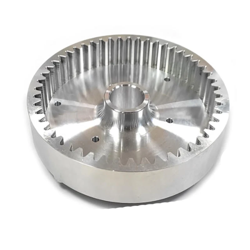 CNC Machined Aluminum Alloy Transmission Gear for Mixer Drive System, High Precision Custom Replacement Gear Part
CNC Machined Aluminum Alloy Transmission Gear for Mixer Drive System, High Precision Custom Replacement Gear Part