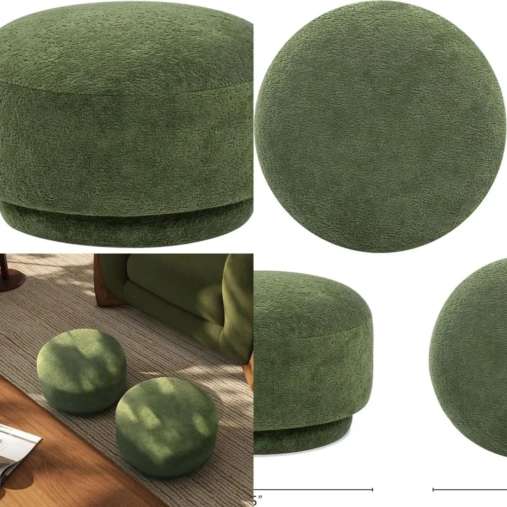 15 Fuji Mushroom Ottoman in Moss Green Fleece Teddy Style
15 Fuji Mushroom Ottoman in Moss Green Fleece Teddy Style