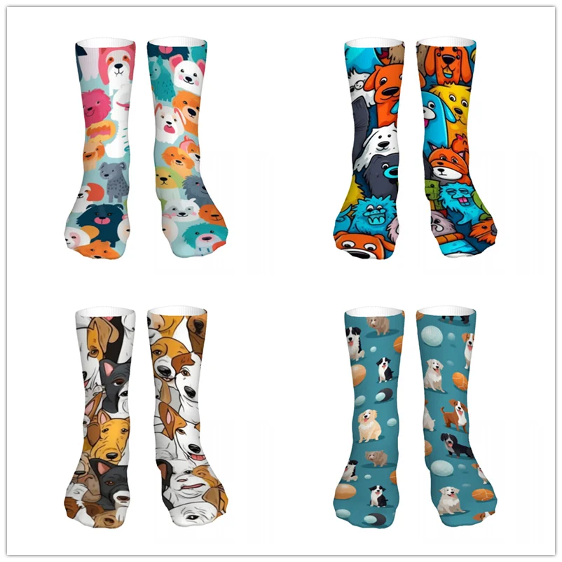 Group Of Cartoon Dogs Pattern Mens Womens Funny Crew Socks Cool 3D Printed Design Socks Fashion Comfortable Basketball Socks
Group Of Cartoon Dogs Pattern Mens Womens Funny Crew Socks Cool 3D Printed Design Socks Fashion Comfortable Basketball Socks