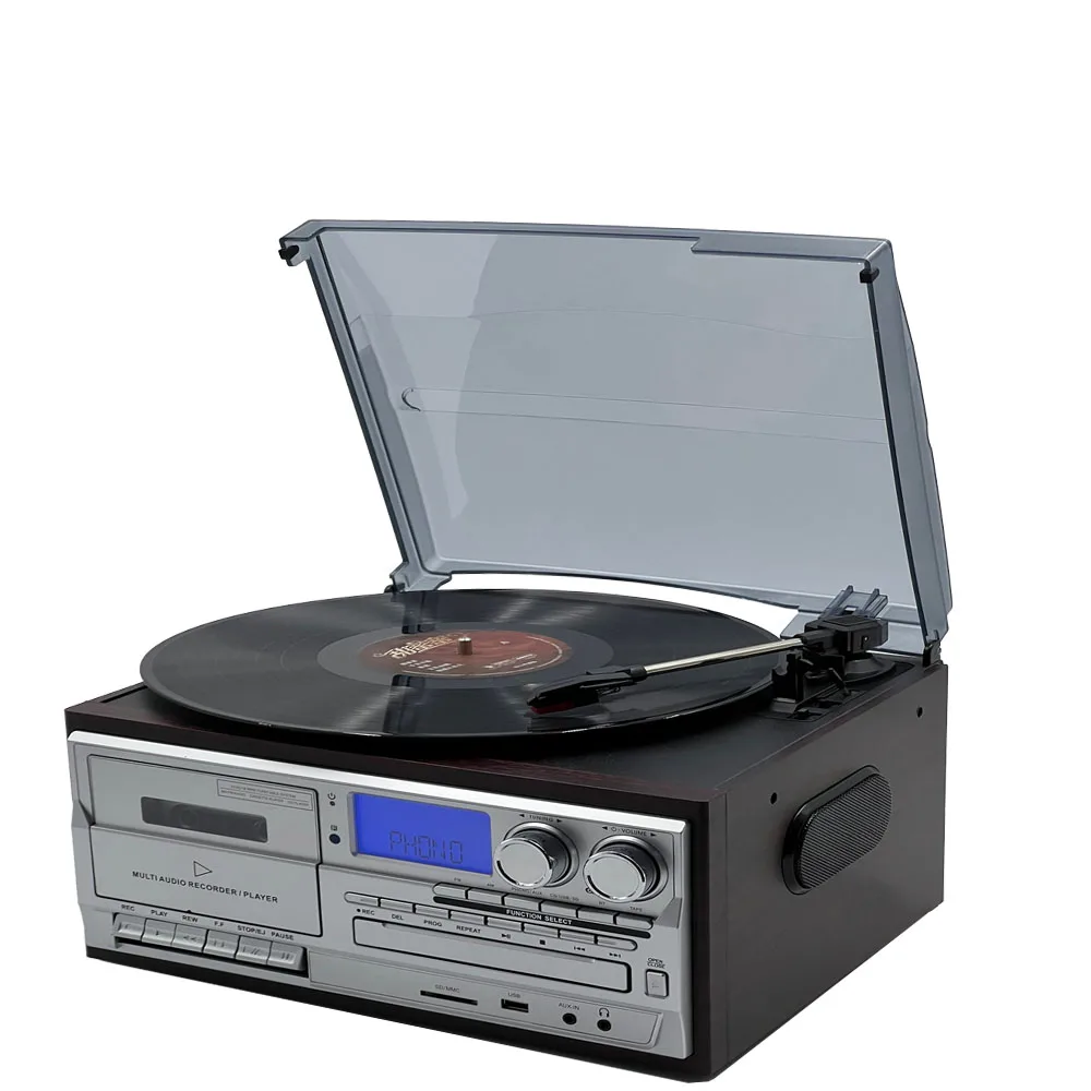 YYHC-Retro BT turntable multi-functional USB CD radio cassette tape Retro turntable gramophone record
YYHC-Retro BT turntable multi-functional USB CD radio cassette tape Retro turntable gramophone record