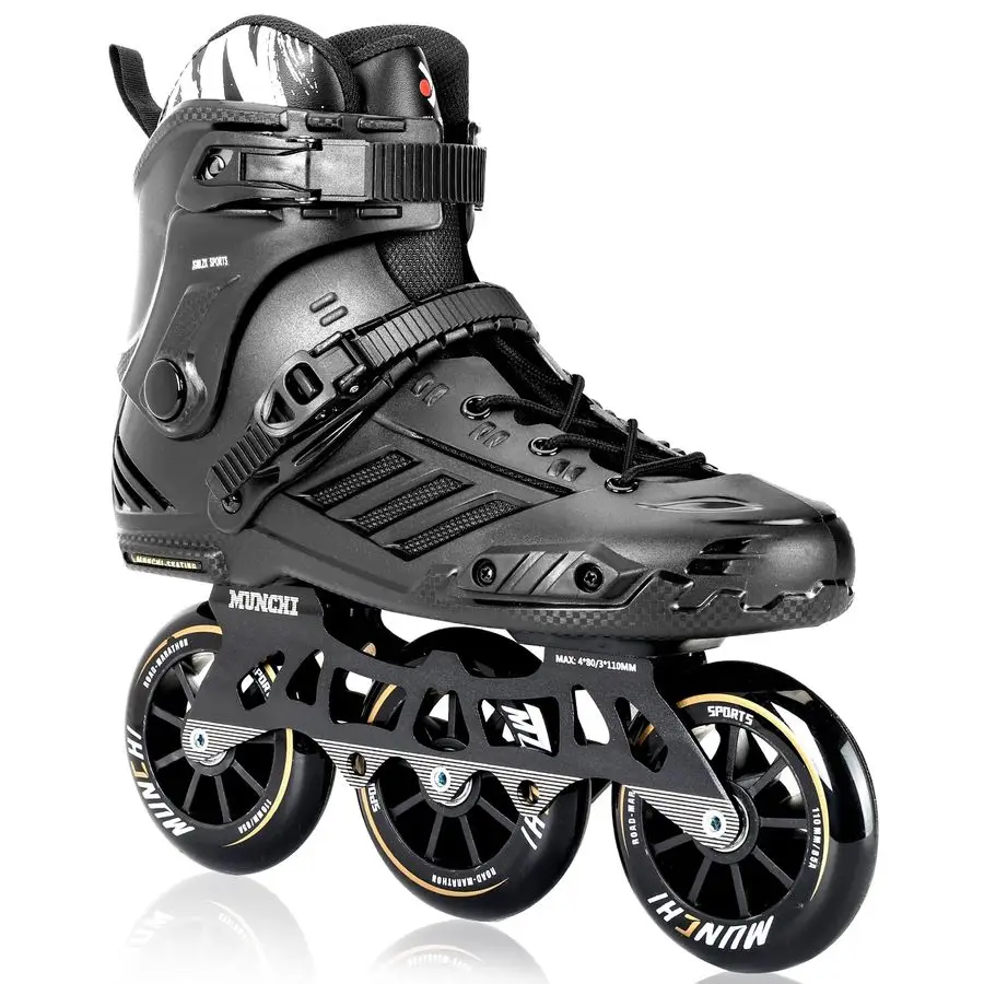 Wheel Inline Skates for Adult Women Men,Professional Outdoor Fitness 3X110 Mm Wheels Roller Skates Blades for Unisex
Wheel Inline Skates for Adult Women Men,Professional Outdoor Fitness 3X110 Mm Wheels Roller Skates Blades for Unisex