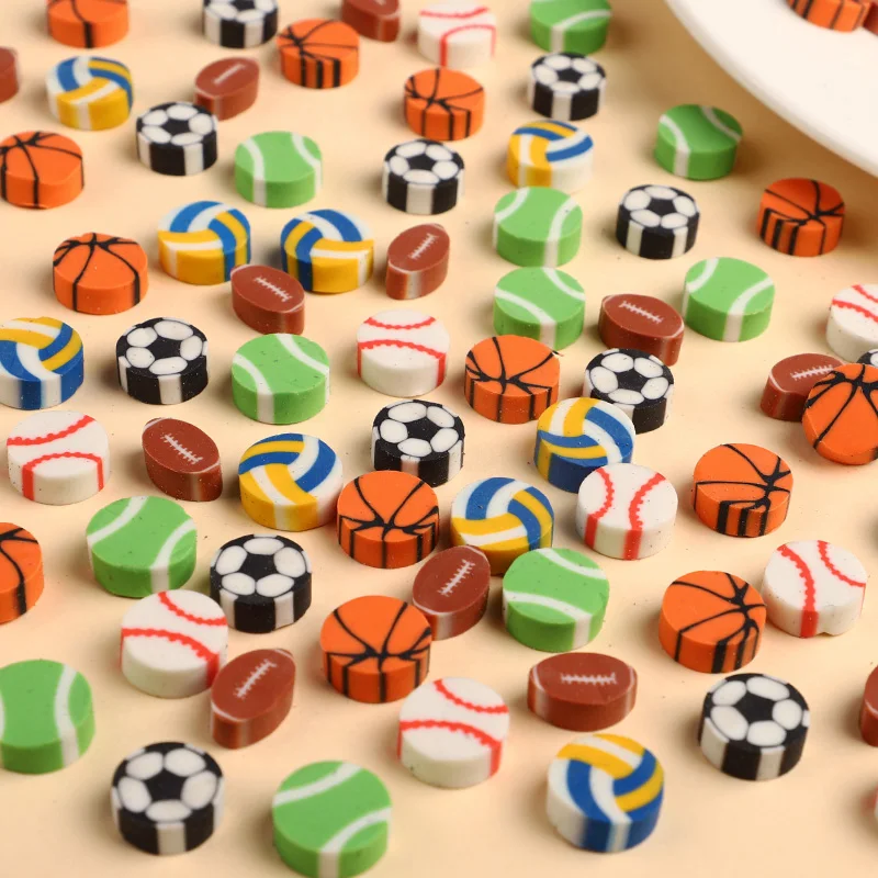 50/100PCS Mini Erasers Soccer/Basketball/Baseball/Volleyball Soft Rubber School Stationery Kids Study Supplies Party Favors
50/100PCS Mini Erasers Soccer/Basketball/Baseball/Volleyball Soft Rubber School Stationery Kids Study Supplies Party Favors