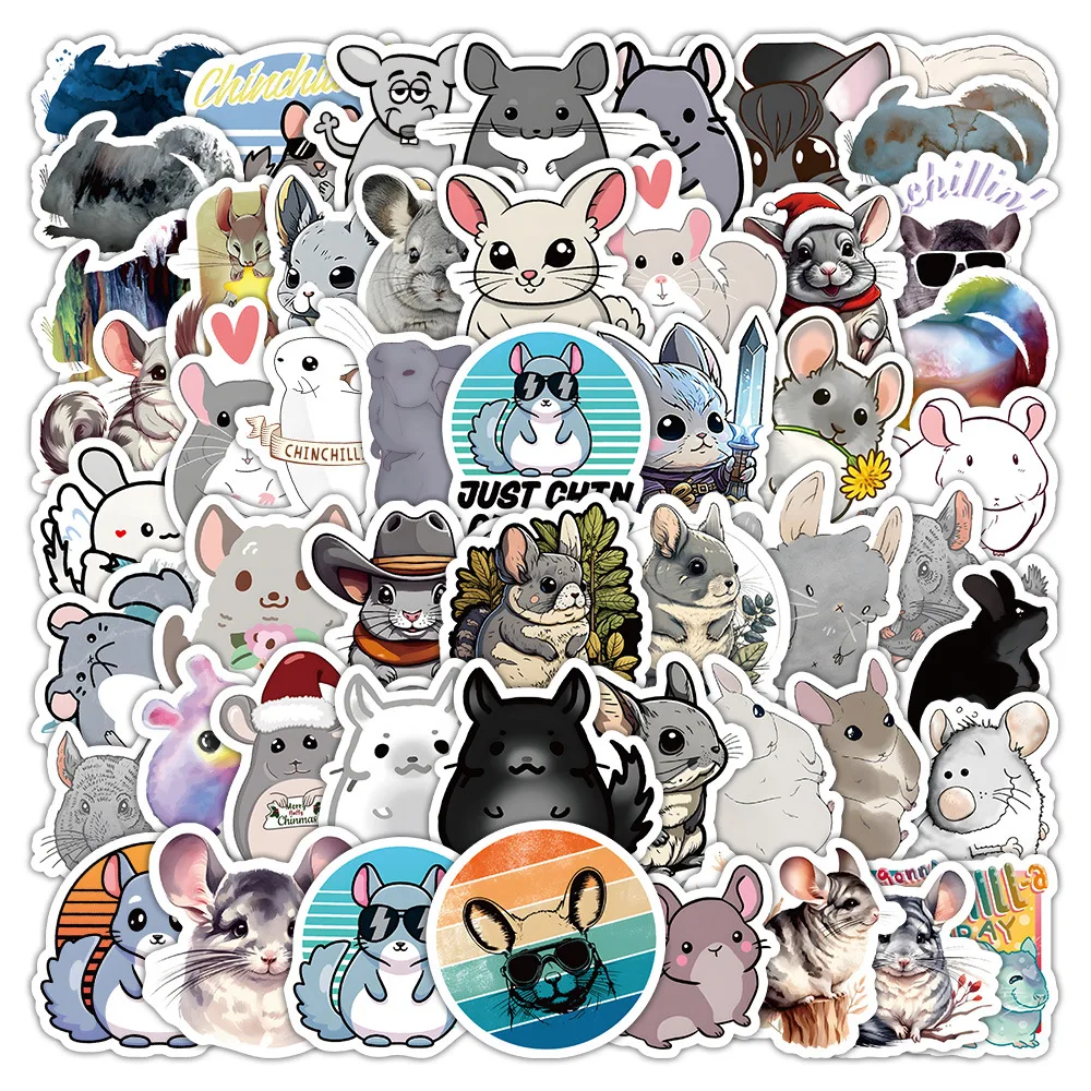 10/60PCS Cute Pet Chinchilla Cartoon Image Graffiti Decoration Creative Waterproof Sticker Kid's Toy
10/60PCS Cute Pet Chinchilla Cartoon Image Graffiti Decoration Creative Waterproof Sticker Kid's Toy