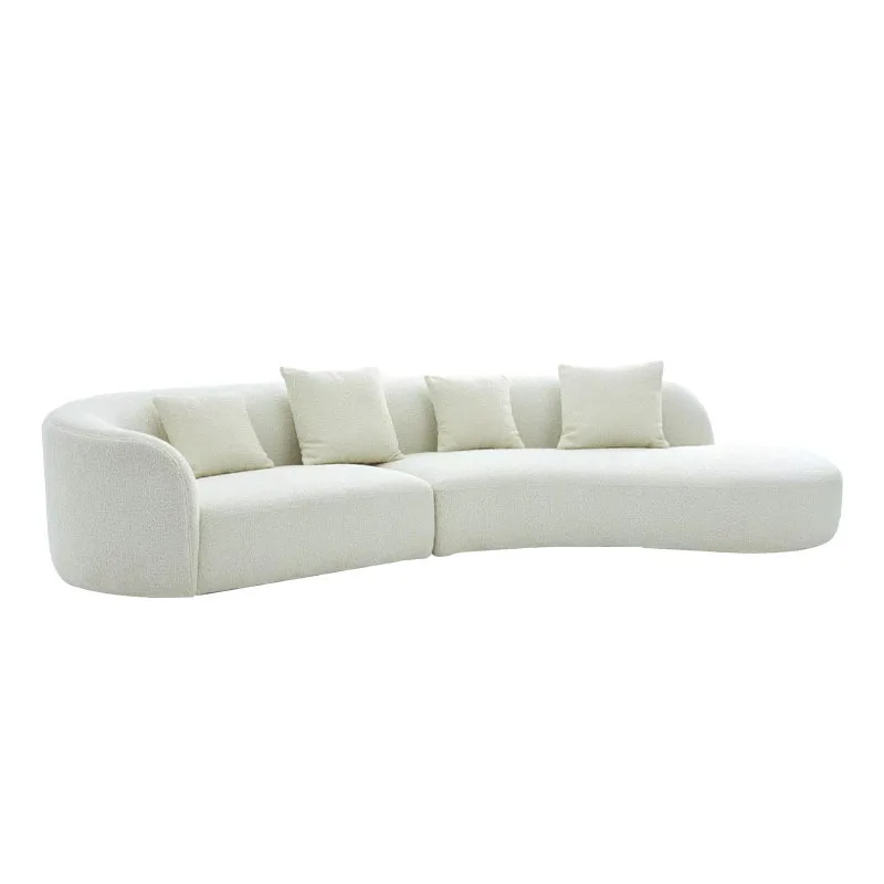 Lamb wool furniture sofa light luxury high-end beauty salon modern simple fabric living room small apartment
Lamb wool furniture sofa light luxury high-end beauty salon modern simple fabric living room small apartment