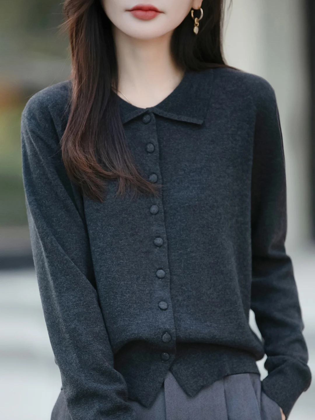 Commute Sle Women's Knitted irt Collared Sweater Base Layer Autumn Winter Open Cardigan Inner Wear Long Sve Color
Commute Sle Women's Knitted irt Collared Sweater Base Layer Autumn Winter Open Cardigan Inner Wear Long Sve Color