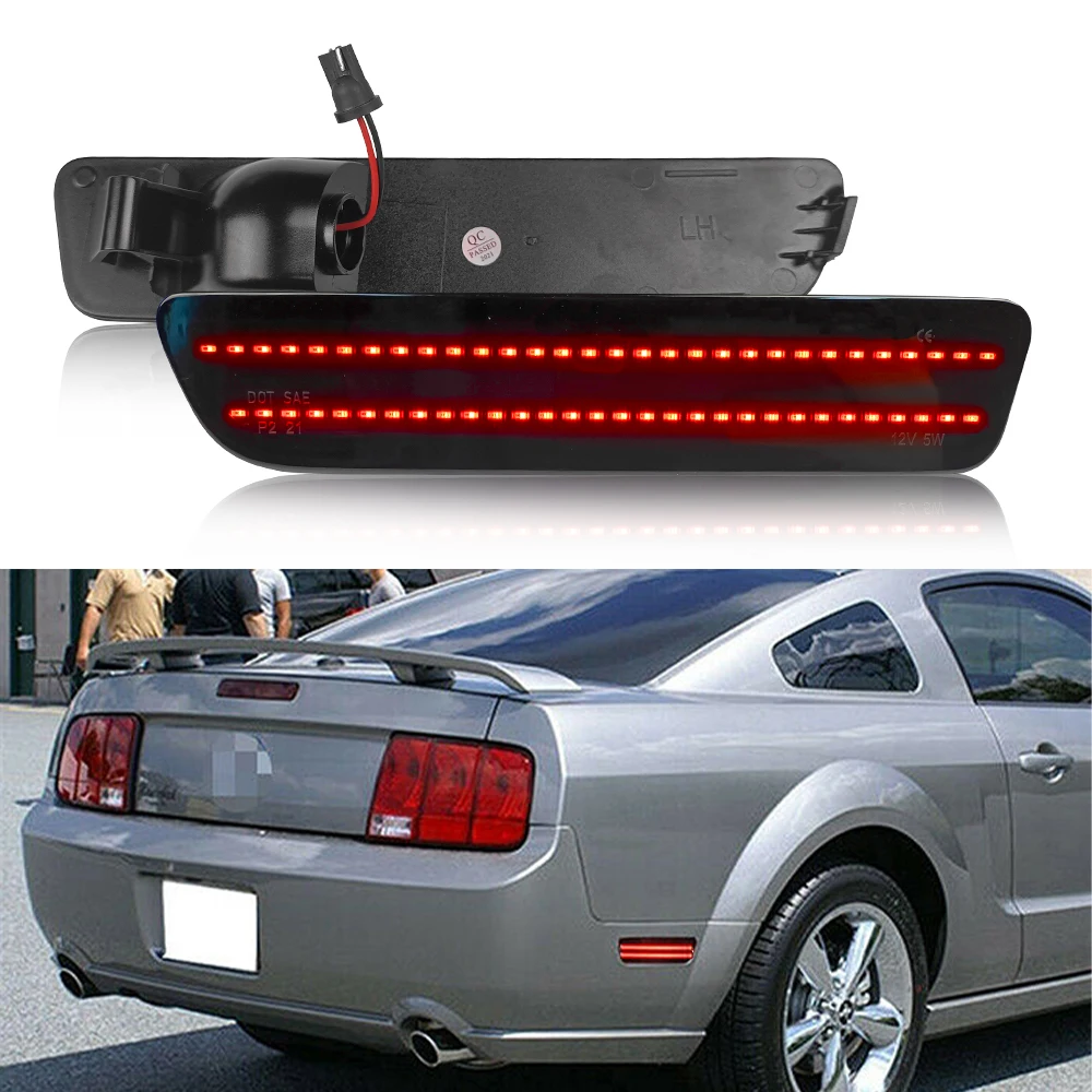 2 шт. светодиодные боковые габаритные фонари для Ford Mustang 2005-2009, задние красные автомобильные лампы на крыле, дымчатые линзы, водонепроницаемые, 12 В, автоаксессуары
2 шт. светодиодные боковые габаритные фонари для Ford Mustang 2005-2009, задние красные автомобильные лампы на крыле, дымчатые линзы, водонепроницаемые, 12 В, автоаксессуары