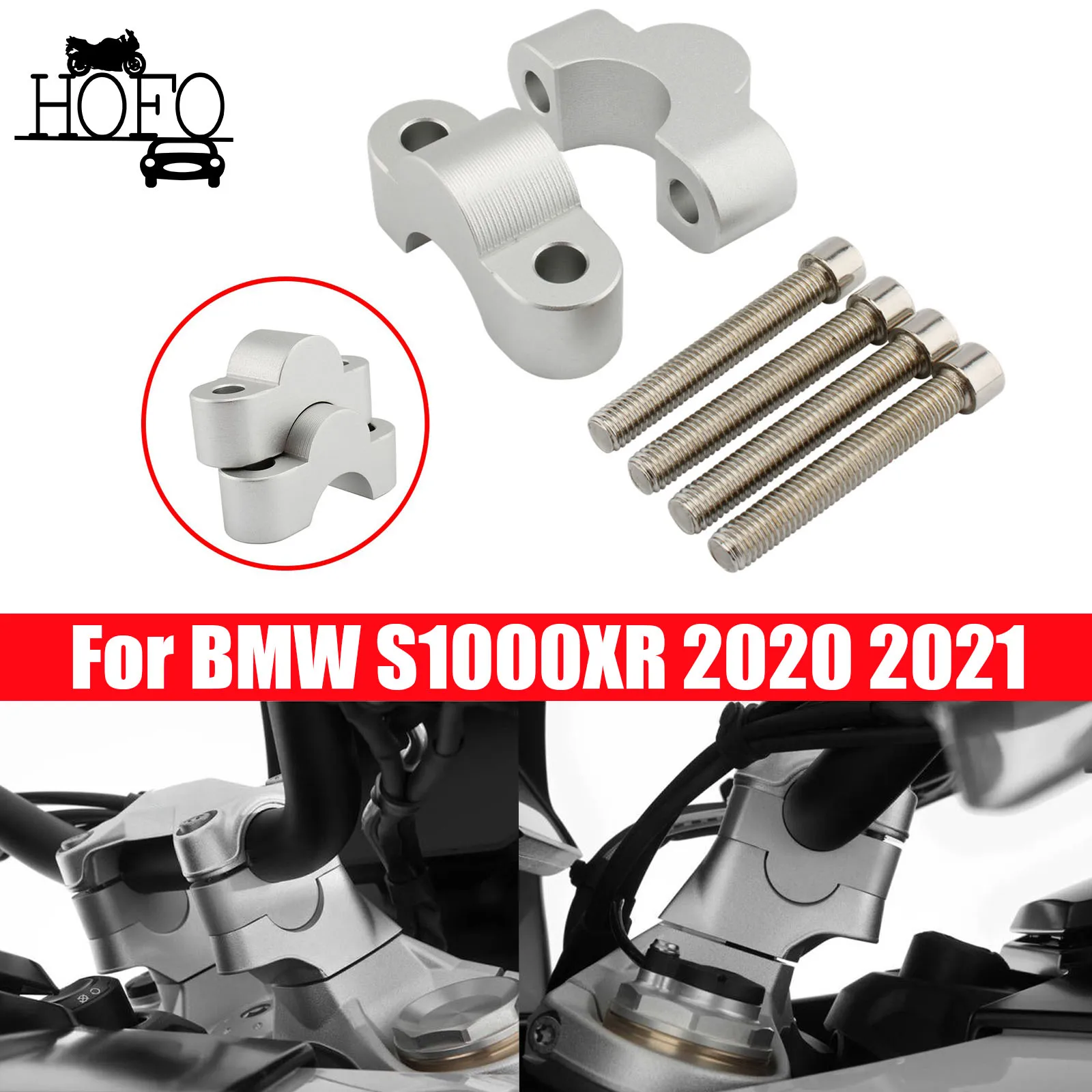 For BMW S1000XR 2020 2021 Motorcycle Handlebar Riser Bar Mount Handle Clamp Lift Clamp Adapters Accessories
For BMW S1000XR 2020 2021 Motorcycle Handlebar Riser Bar Mount Handle Clamp Lift Clamp Adapters Accessories