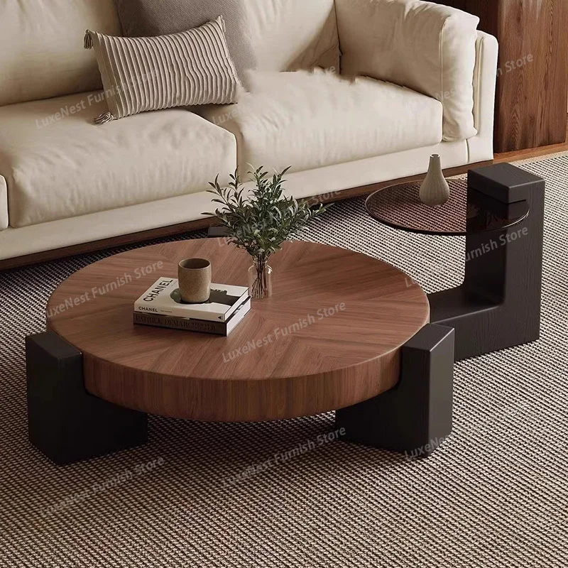 Round Vintage Coffee Table Mid Century Glamour Classic Retro Coffee Table Design Wabi Sabi Table Basse Furniture for Home
Round Vintage Coffee Table Mid Century Glamour Classic Retro Coffee Table Design Wabi Sabi Table Basse Furniture for Home