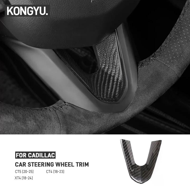 Для Cadillac CT5 2020-2025 CT4 XT4 2018-2024 из настоящего углеродного волокна, накладка на руль автомобиля, наклейка, авто украшения, аксессуары
Для Cadillac CT5 2020-2025 CT4 XT4 2018-2024 из настоящего углеродного волокна, накладка на руль автомобиля, наклейка, авто украшения, аксессуары